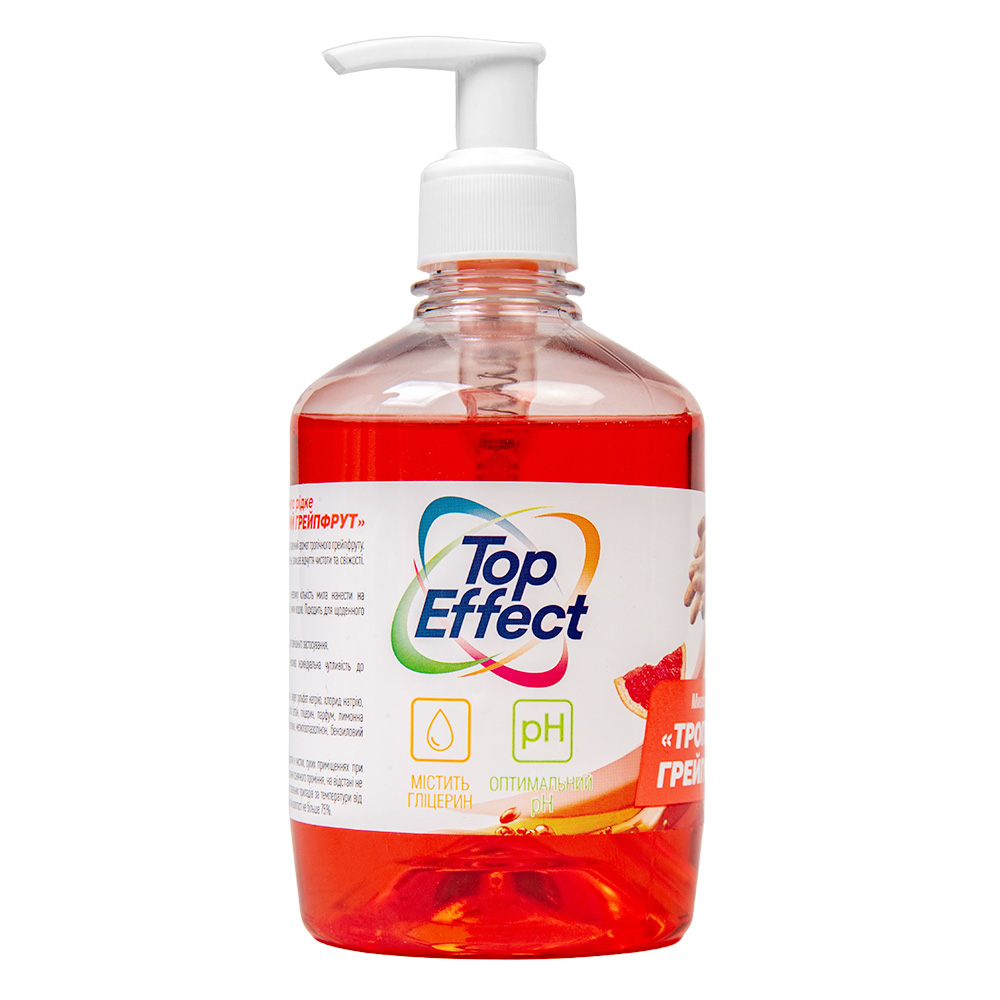 TopEffect Мило рідке "Тропічний грейпфрут", 440 мл ПЕТ